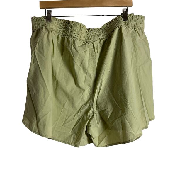 Madewell Plus Pull-On Light Green Athletic Casual Shorts Size 2X - Picture 10 of 13